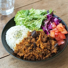キーマカレー(MInced-pork curry and rice)