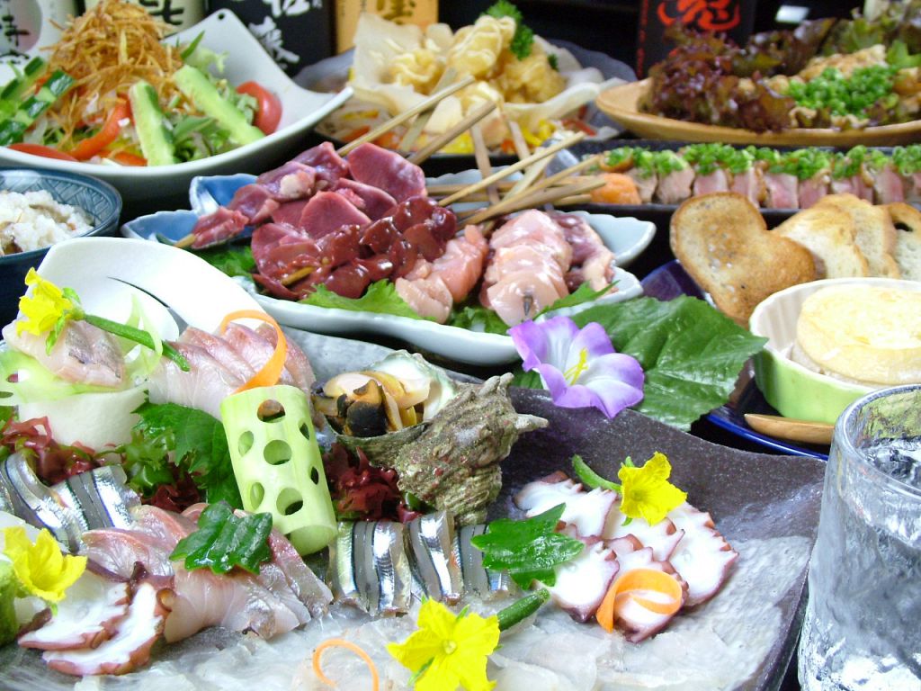 豪華10品コース+120分[飲放]3500円/4000円/4500円！平日はなんと[飲放]180分とお得です♪