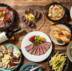 ワインと炭の音 食堂ますだのコース写真