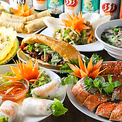 ベトナム料理居酒屋のコース写真