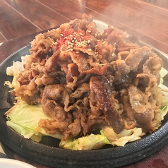 牛焼肉鉄板定食