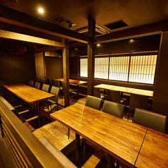フロアごとの貸切も可能!!広々とした店内で宴会をお楽しみいただけます。大勢で利用したい場合もお気軽にご相談ください◎