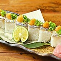 料理メニュー写真 炙り太刀魚の棒鮨