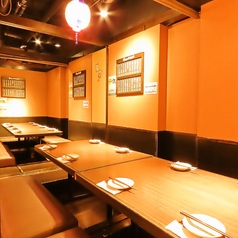 掘りごたつの個室をご用意！お仕事帰りでも、足の疲れを気にせずお食事をお楽しみいただけます♪人数等、お気軽にご相談ください。各種ご予約をお待ちしております！