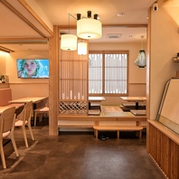 和の温もりを感じる落ち着いた空間で心安らぐひとときを