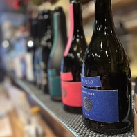 魚に合う日本酒がずらり。