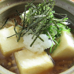 揚げだし豆腐・揚げだし餅・揚げだしナスビ