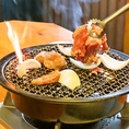 仲間とお肉を囲んでワイワイ！炭火で旨味を閉じ込める、網焼きジンギスカンが悟大流です♪コースは当日予約も承ります◎