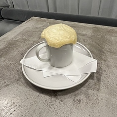 きのこクリームスープのパイ包み