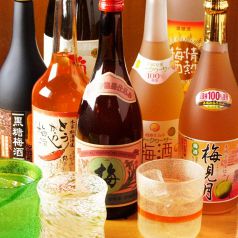 女性受け抜群♪甘口・辛口それぞれ美味な梅酒をご用意♪