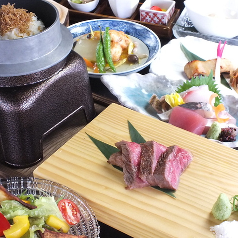 天然鮮魚と京都の食材を使った料理を思う存分楽しめます！京町屋をリゾート風に改装♪