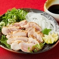 料理メニュー写真 黒さつま鶏タタキ