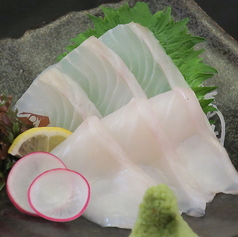 サメカレイ刺し