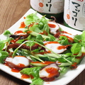 料理メニュー写真&nbsp;タコキムチ豆苗サラダ