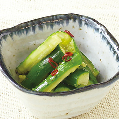 枝豆/冷奴/バリバリ！たたききゅうり/梅くらげ/タコわさび/鶏キムチ和え 各