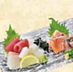 板長おまかせ五種盛(例 鮪赤身・白身・いか・サーモン・光物)