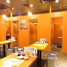 個室完備！ゆっくりとおくつろぎいただけます♪