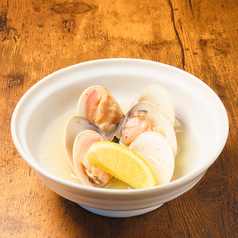 活ハマグリ酒蒸し