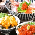 料理メニュー写真 ちょこっとイクラ丼/ちょこっとウニ丼/海の恵み海鮮丼