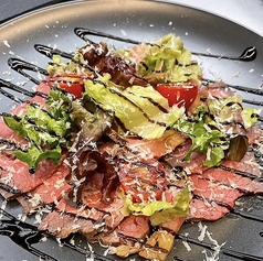 ローストビーフのカルパッチョ