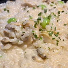 あさりクリームリゾット