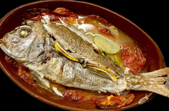 丸鯛のオーブン焼き