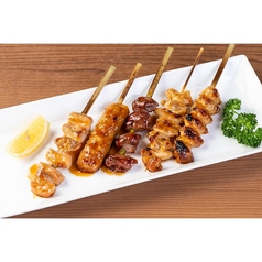 串焼きおまかせ5種盛り