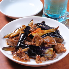 豚肉とナスの辛子みそ炒め