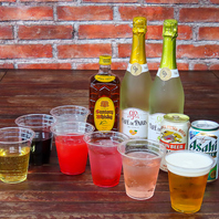 気軽に心行くまで楽しめる、セルフスタイルの飲み放題！