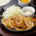 料理メニュー写真&nbsp;岩中ポークの鉄板生姜焼き定食