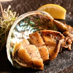 鮑の鉄板焼き