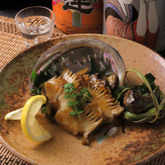 活あわび バター焼　