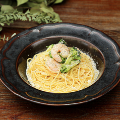 エビとブロッコリーのクリームソース (SS)