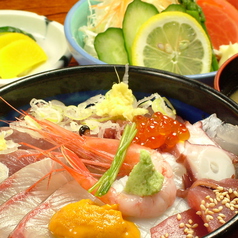 鮪山かけ丼/海鮮丼/鮭イクラ丼