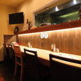 【カウンター有り】お一人様でのご利用もOKです