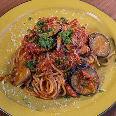 ナスとツナのマリナーラパスタ