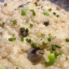 きのこクリームリゾット