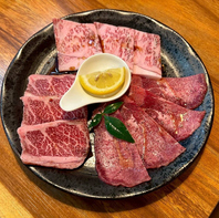 注文ごとにカットする鮮度抜群のお肉と韓国料理