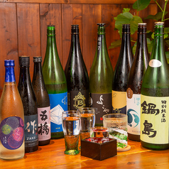 日本酒にこだわりあり！