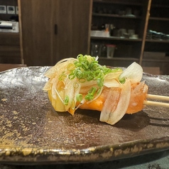 サーモンポテト串