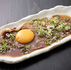 A5ランク 黒毛和牛炙りユッケ