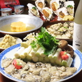 料理メニュー写真&nbsp;金沢牡蠣鍋コース
