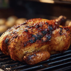 外はパリッと、中は柔らかなグリルチキン！