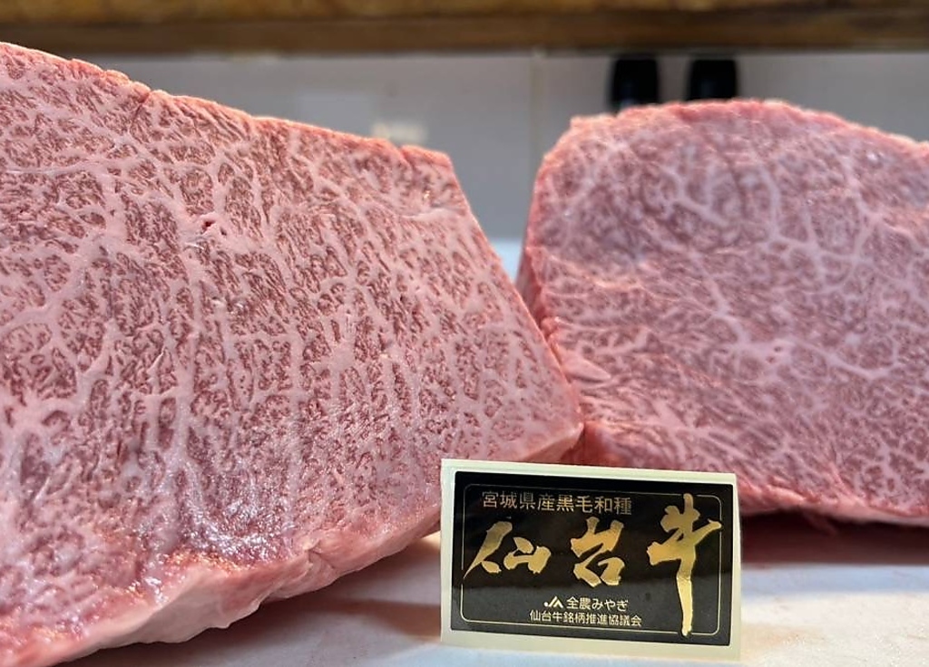 関西ではなかなか味わえない但馬牛血統のA5ランク仙台牛が味わえます！！