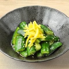 きゅうりの赤柚子胡椒浅漬け