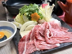 県産牛すき焼き