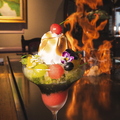 料理メニュー写真&nbsp;抹茶フランベかき氷（7/2～9/26）〈茶氷だけのご利用も大歓迎です）