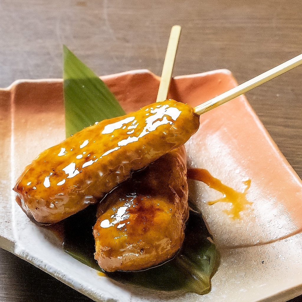 黄身ダレorチーズでいただく！つくね(2本)