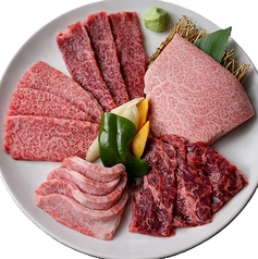 和牛5点盛り