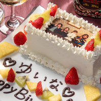 記念日や誕生日におすすめ！ケーキ付コース♪